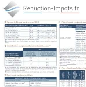 Les barèmes fiscaux 2024