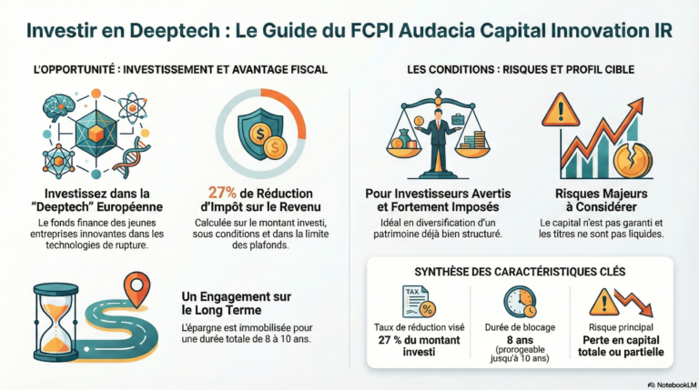 Infographie FCPI Audacia Innovation IR